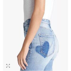 NWOT MOTHER The Button Fly Dazzler Ankle Jeans in I Confess sz 30